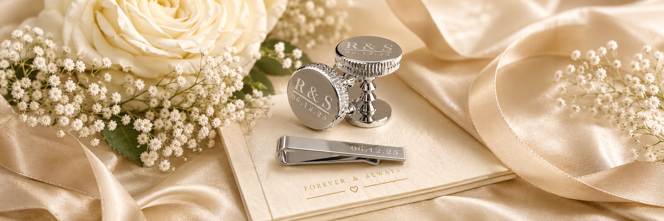Add Elegance to Your Attire: Personalised Cufflinks for Grooms