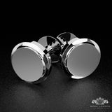 Exclusive Silver Cufflinks for Ushers - Engraved, Premium Men's Wedding Accessory - Moda London