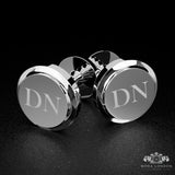 Exclusive Silver Cufflinks for Ushers - Engraved, Premium Men's Wedding Accessory - Moda London