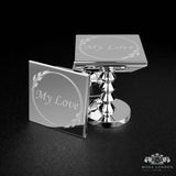 Custom Groom Cufflinks - Personalised Wedding Accessory for the Modern Groom - Moda London