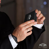 Personalised Mr & Mrs Groom Cufflinks - Sophisticated Wedding Accessory for Men - Moda London