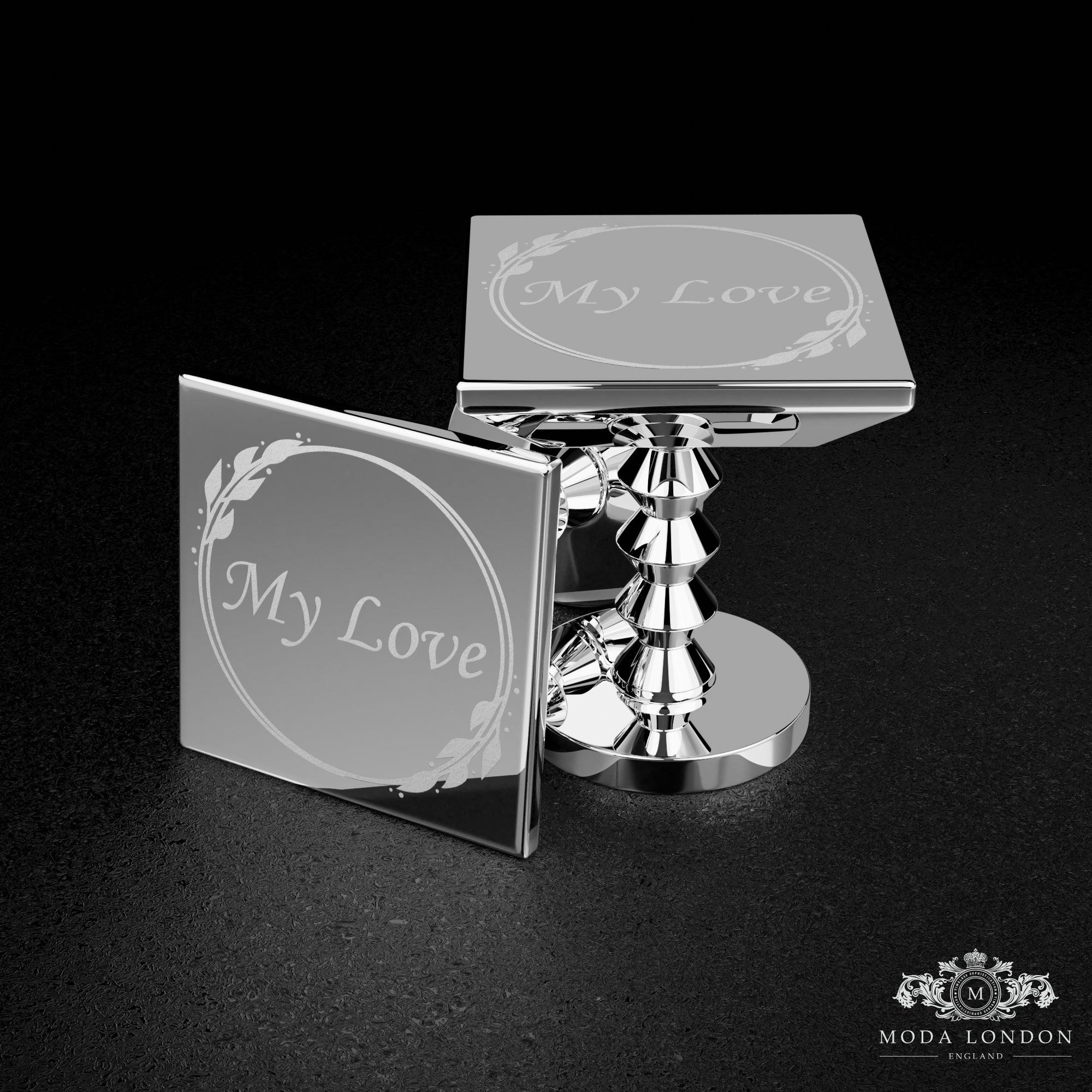 Richmond Cufflinks Silver - Moda London