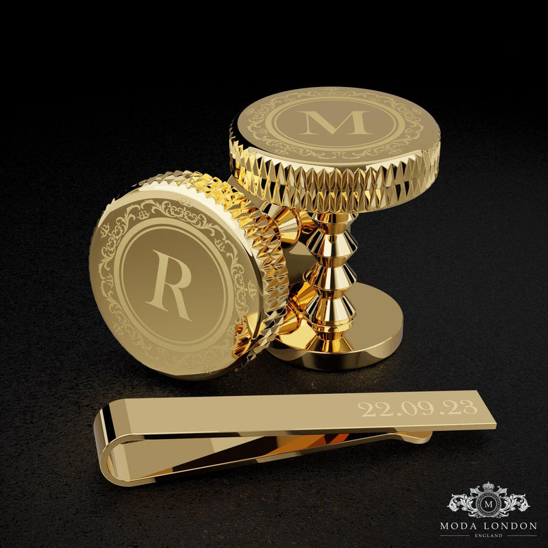 Mayfair Gold Cufflinks Set